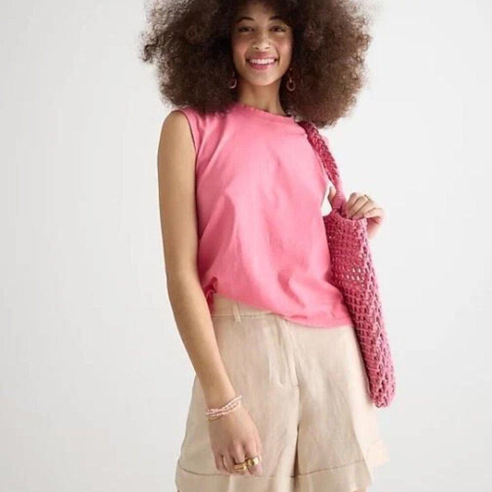 J. Crew Muscle Organic Slub Cotton Muscle T-shirt, Medium – NWT - $49.50 Retail